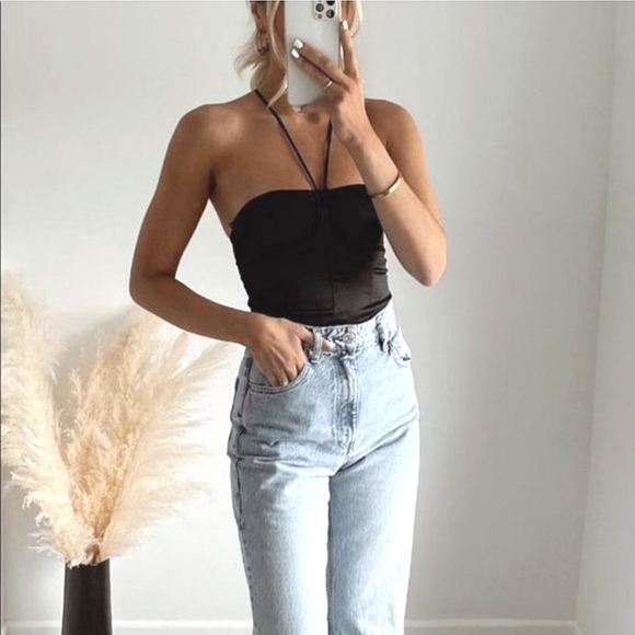 Zara SATIN Effect CAMISOLE Bodysuit - Picture 2 of 7